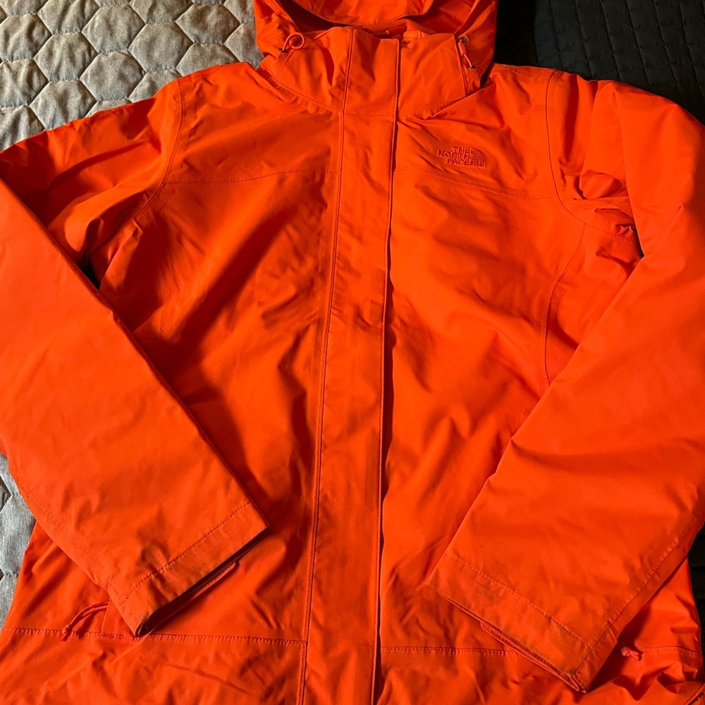 Women’s Orange NF Tri-Climate Coat